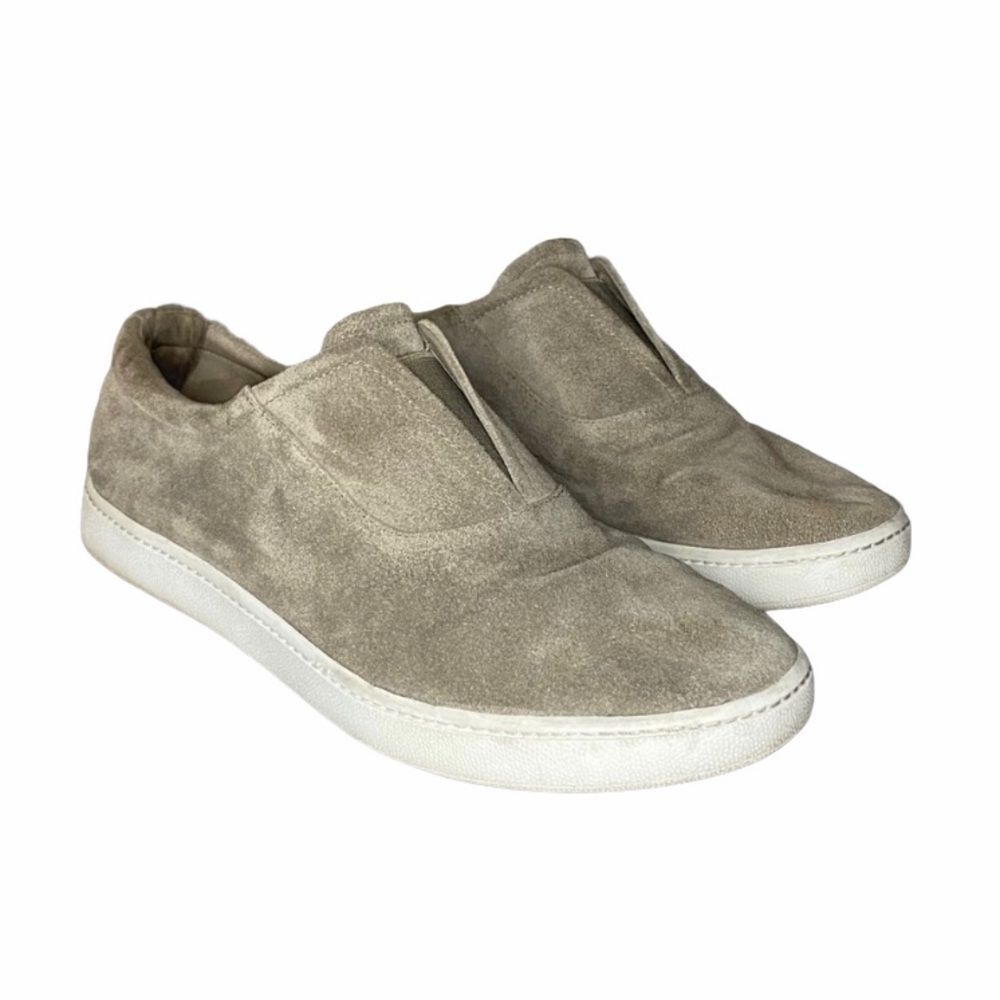 Vince Suede Taupe Slide Ons Sneakers Size 5.5